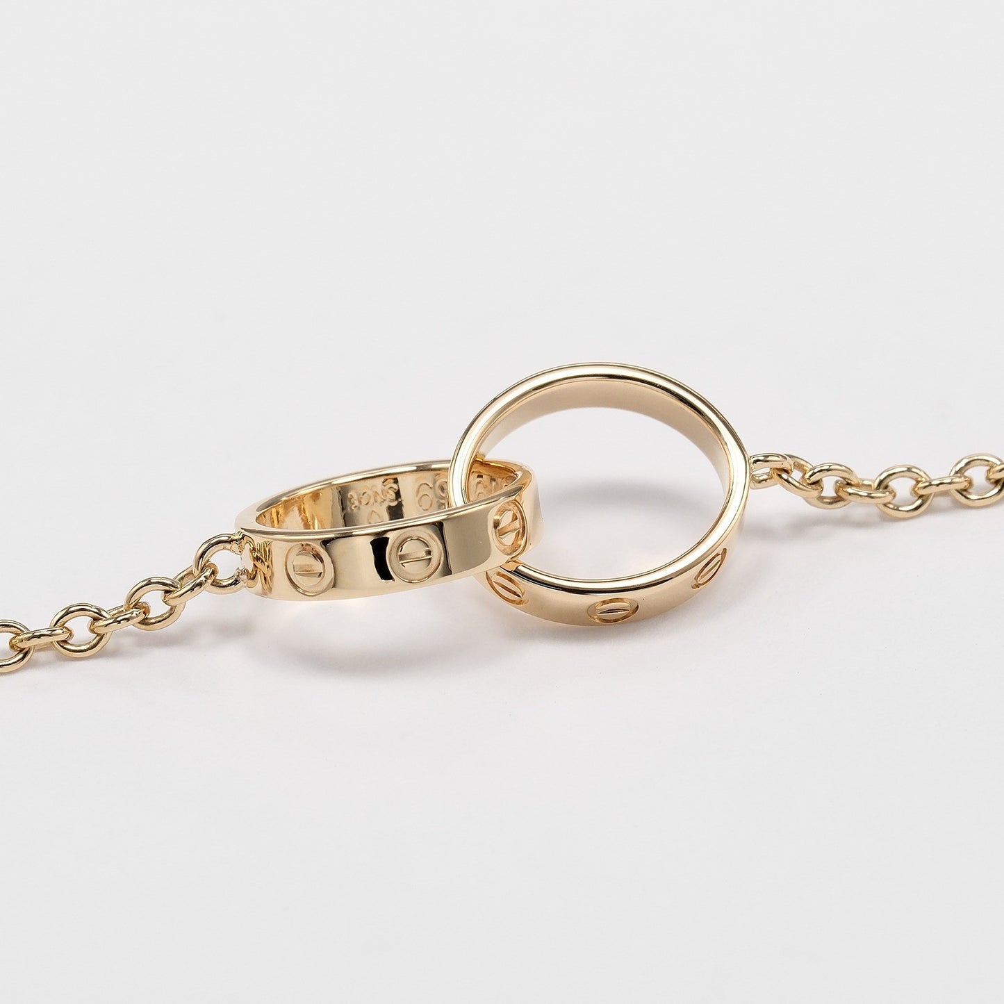 Cartier Love Interlocking 18K Yellow Gold, Gold, Yellow Gold, Bracelet