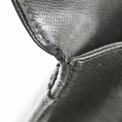 Louis Vuitton Porte-Documents Angara Taiga Leather, Black, Leather, Briefcase
