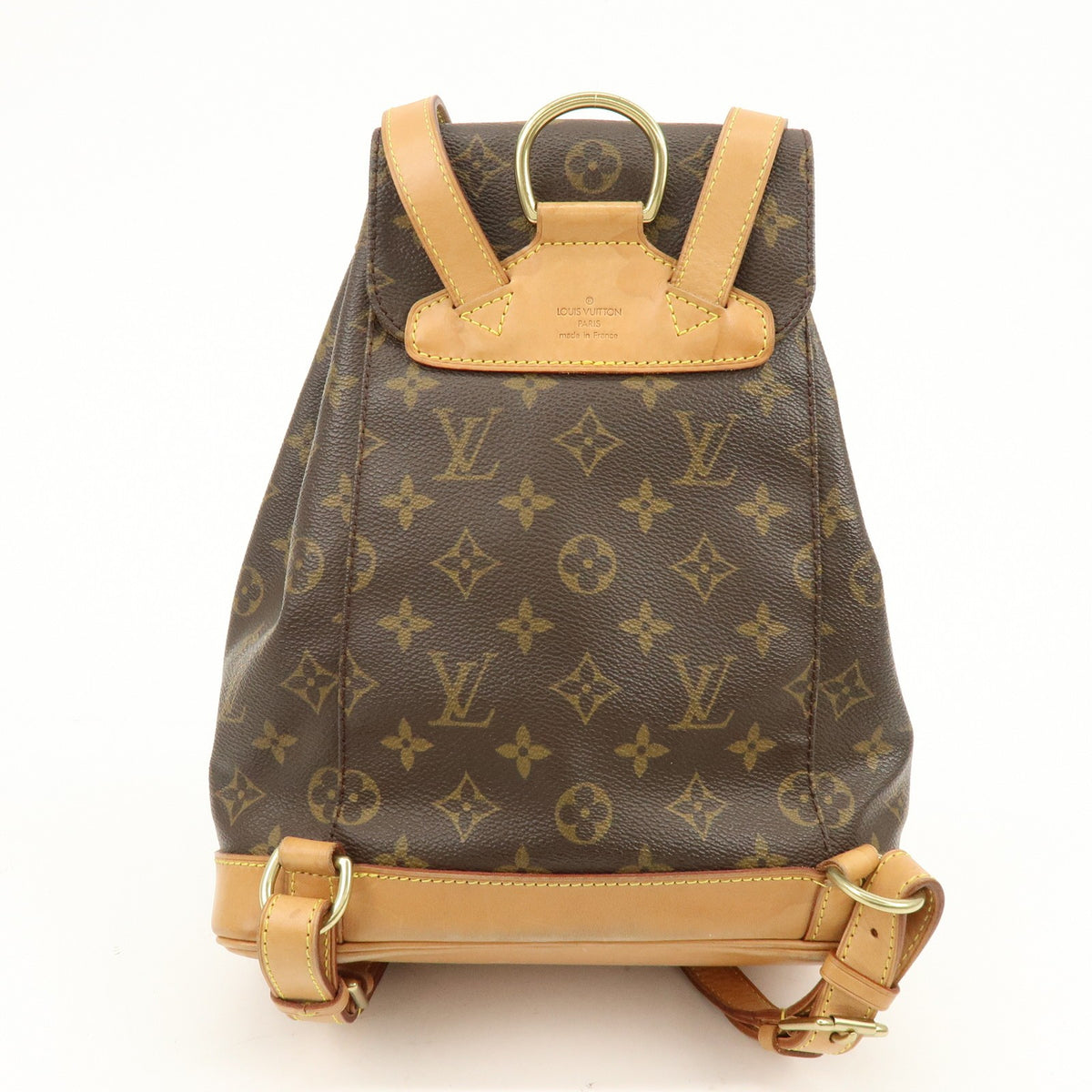 Louis Vuitton Vintage Montsouris Monogram Canvas, Brown, Canvas, Backpack