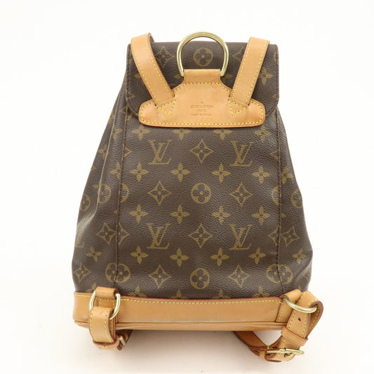 Louis Vuitton Vintage Montsouris Monogram Canvas, Brown, Canvas, Backpack