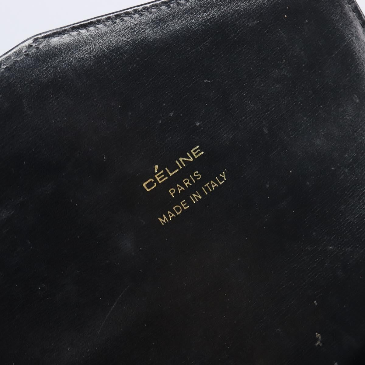 Celine Horse Carriage Leather, Black, Leather, Shoulder Bag