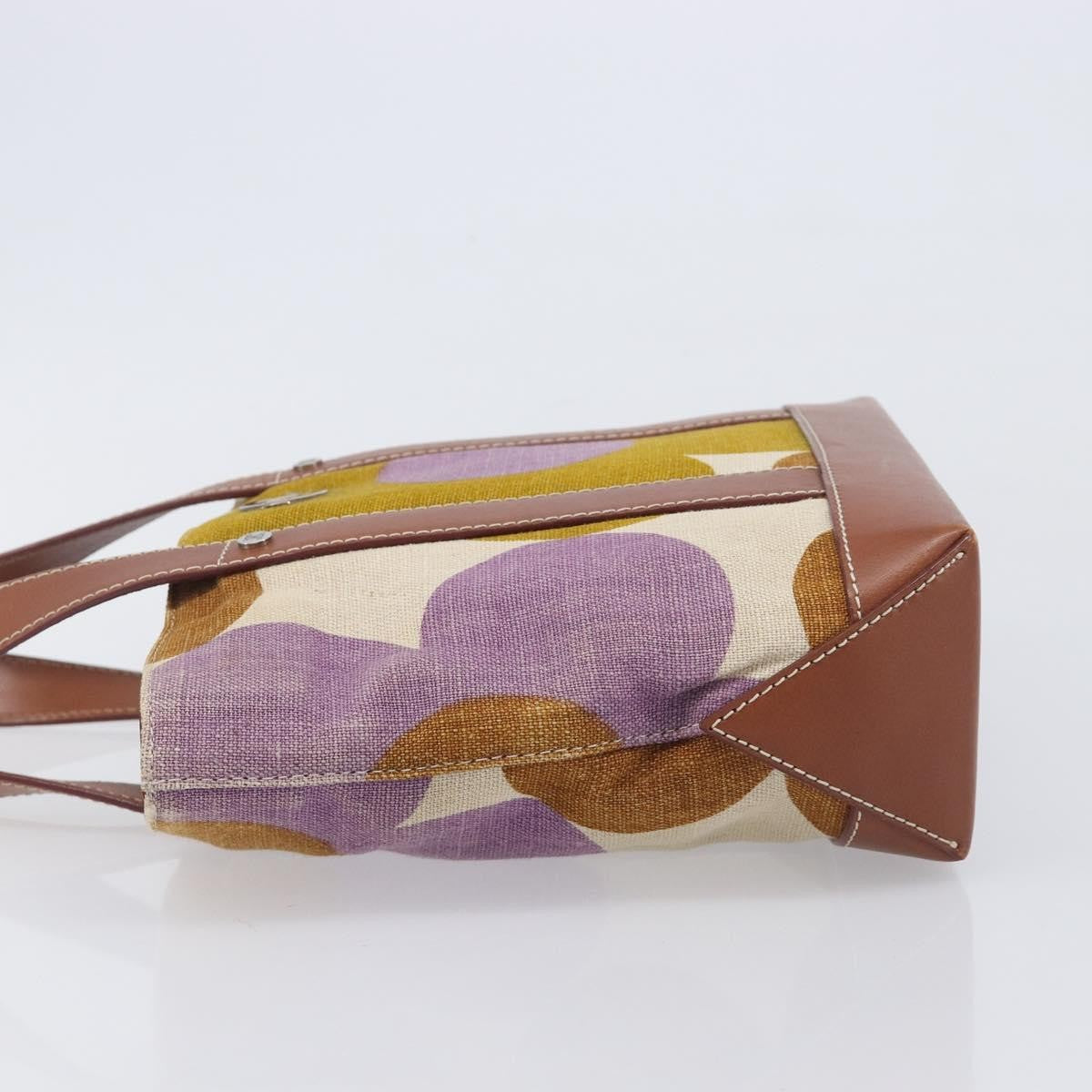 Celine Handbag Canvas, Brown, Canvas, Handbag