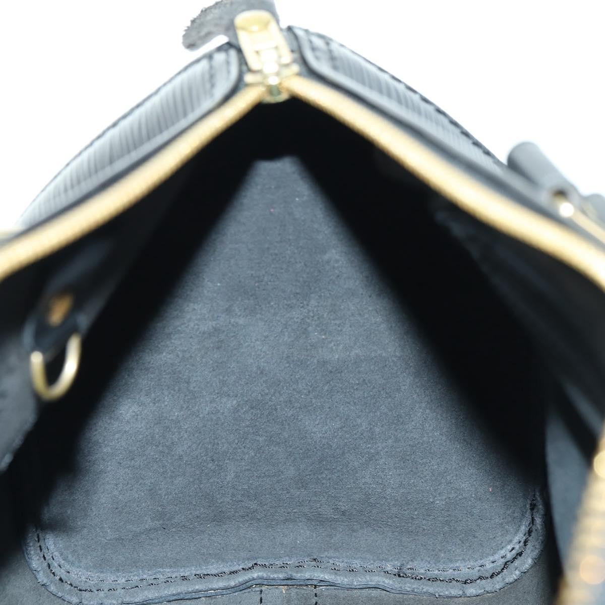 Louis Vuitton Speedy Epi Leather, Black, Leather, Handbag