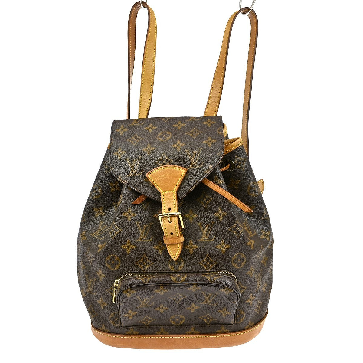 Louis Vuitton Montsouris Monogram, Brown, Canvas, Backpack