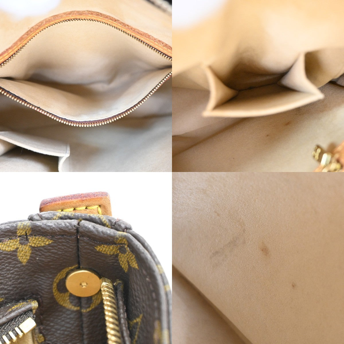 Louis Vuitton Looping Monogram Canvas, Brown, Canvas, Handbag