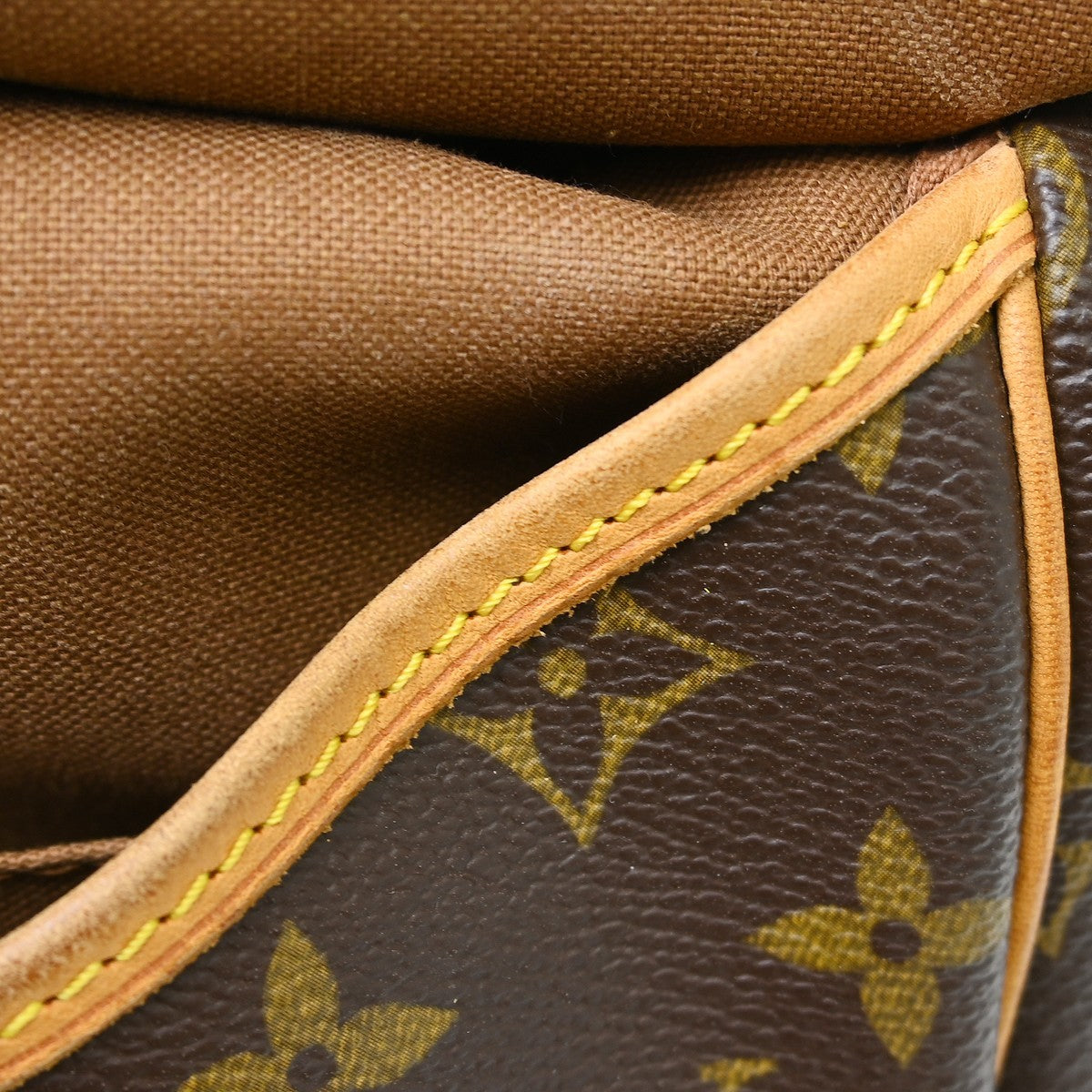 Louis Vuitton Saumur Monogram, Brown, Canvas, Shoulder Bag
