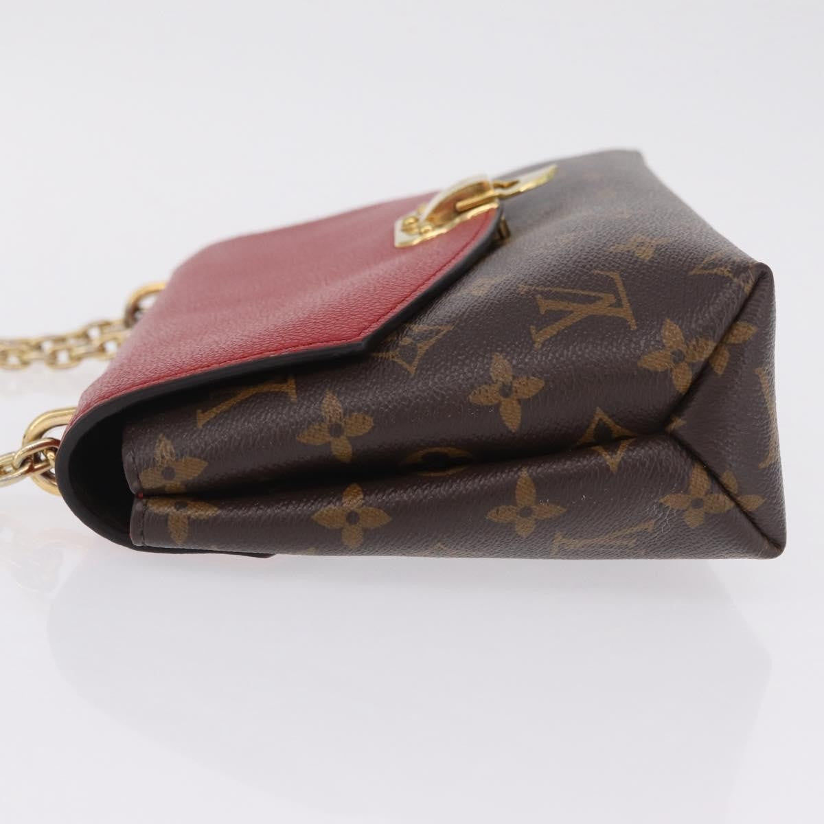 Louis Vuitton Saint Placide Monogram Canvas and Leather, Brown, Canvas, Handbag