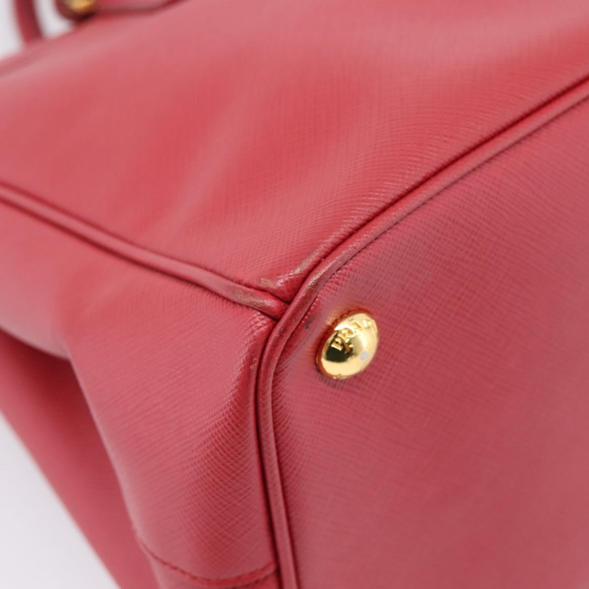 Prada Galleria  Strap Leather, Red, Leather, Handbag