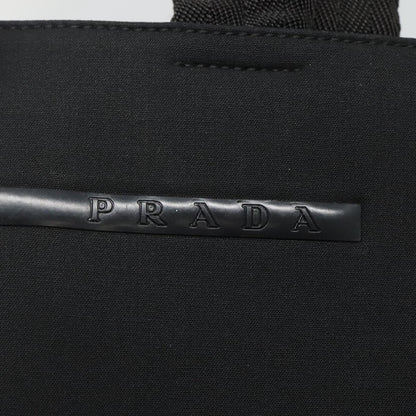 Prada City Sport Bucket Soft Calf, Black, Canvas, Handbag