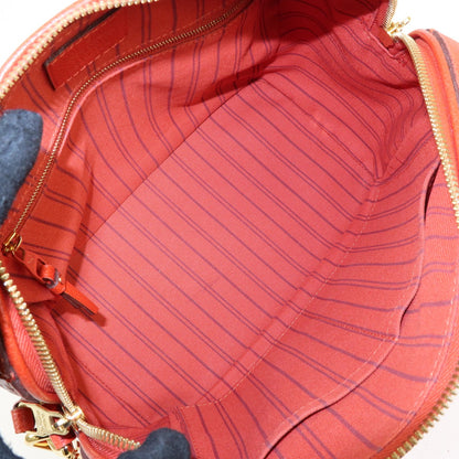 Louis Vuitton Speedy Bandouliere Monogram Empreinte Leather, Orange, Leather, Handbag