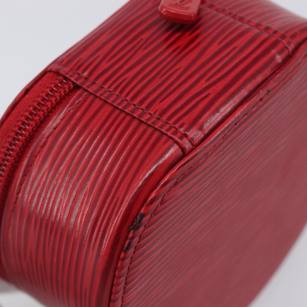Louis Vuitton Ecrin Bijoux Epi Leather, Red, Leather, Jewelry Set