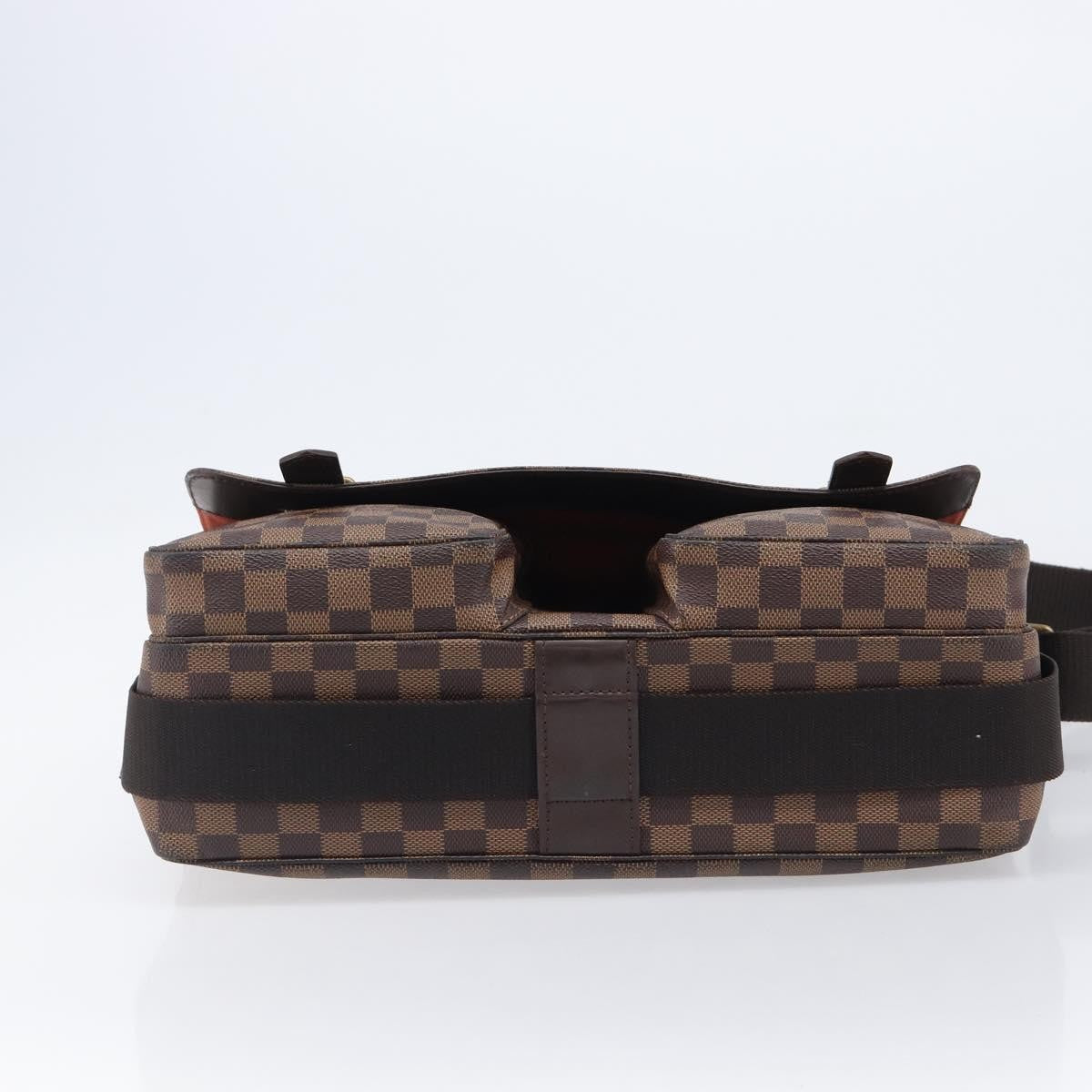 Louis Vuitton Broadway Damier Ebene, Brown, Canvas, Shoulder Bag