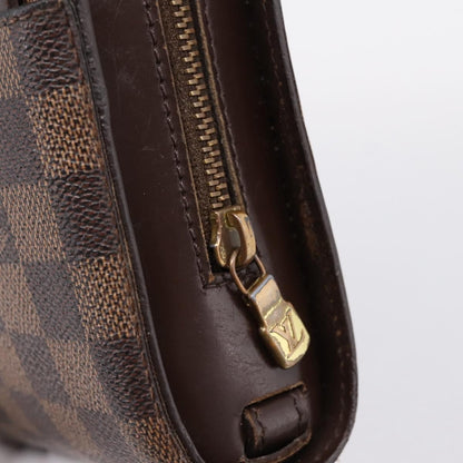 Louis Vuitton Pochette Saint Louis Damier, Brown, Canvas, Clutch