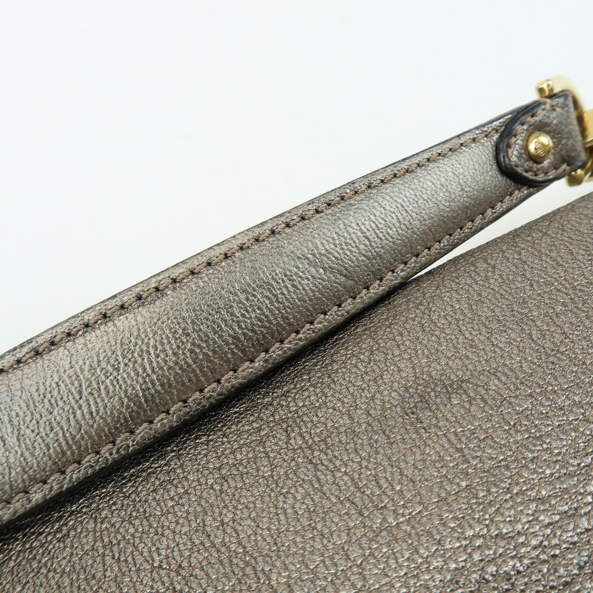 Loewe Shoulder bag Leather, Silver, Leather, Shoulder Bag