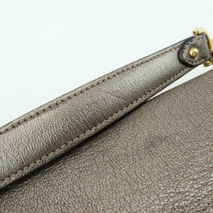 Loewe Shoulder bag Leather, Silver, Leather, Shoulder Bag