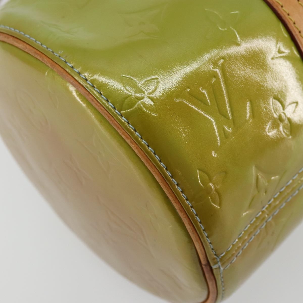 Louis Vuitton Bedford Monogram Vernis, Green, Patent Leather, Handbag