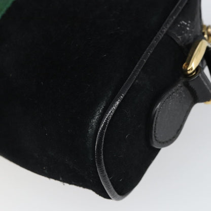 Gucci Ophidia Suede, Black, Suede, Shoulder Bag