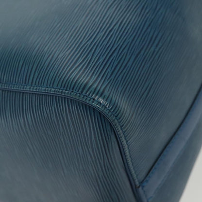 Louis Vuitton Speedy Handbag Epi Leather, BLUE, LEATHER, Handbag