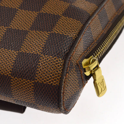Louis Vuitton Geronimos Waist Damier, Brown, Canvas, Shoulder Bag