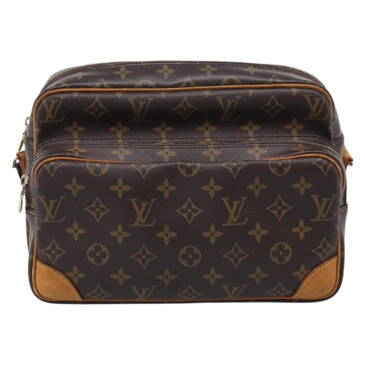 Louis Vuitton Nil Shoulder Bag Monogram Canvas, Brown, Canvas, Shoulder Bag