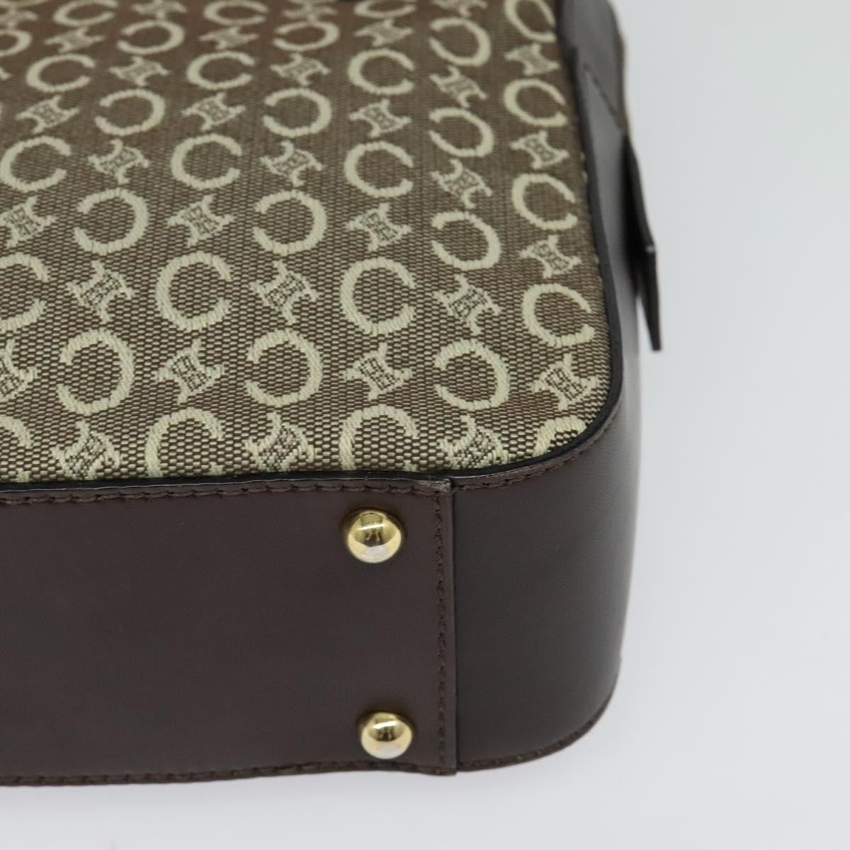 Celine C Macadam Canvas, Gray, Canvas, Handbag