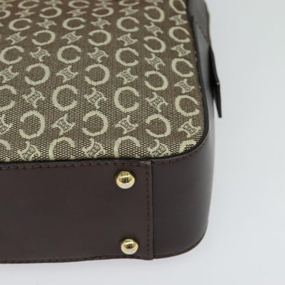 Celine C Macadam Canvas, Gray, Canvas, Handbag