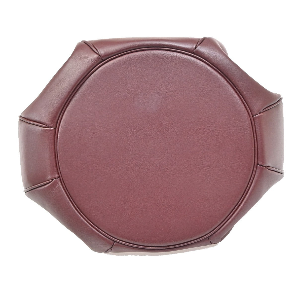 Cartier Must de cartier Leather, Burgundy, Leather, Shoulder Bag