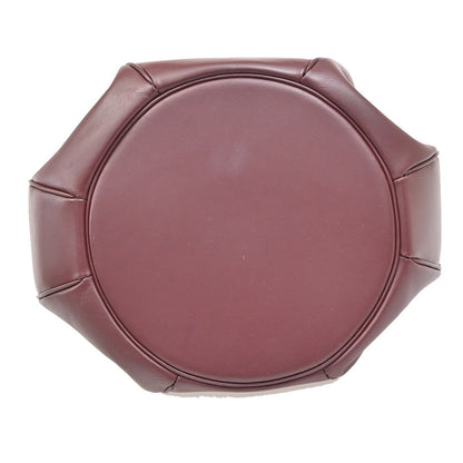 Cartier Must de cartier Leather, Burgundy, Leather, Shoulder Bag
