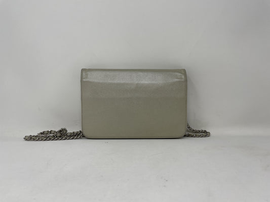 Chanel Wallet on Chain Quilted Lambskin, BLACK, LEATHER, Shoulder bag