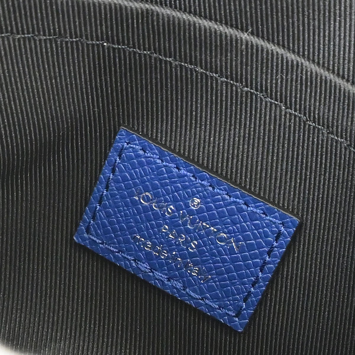 Louis Vuitton Outdoor BumBag Monogram Taigarama, Blue, Leather, Shoulder Bag