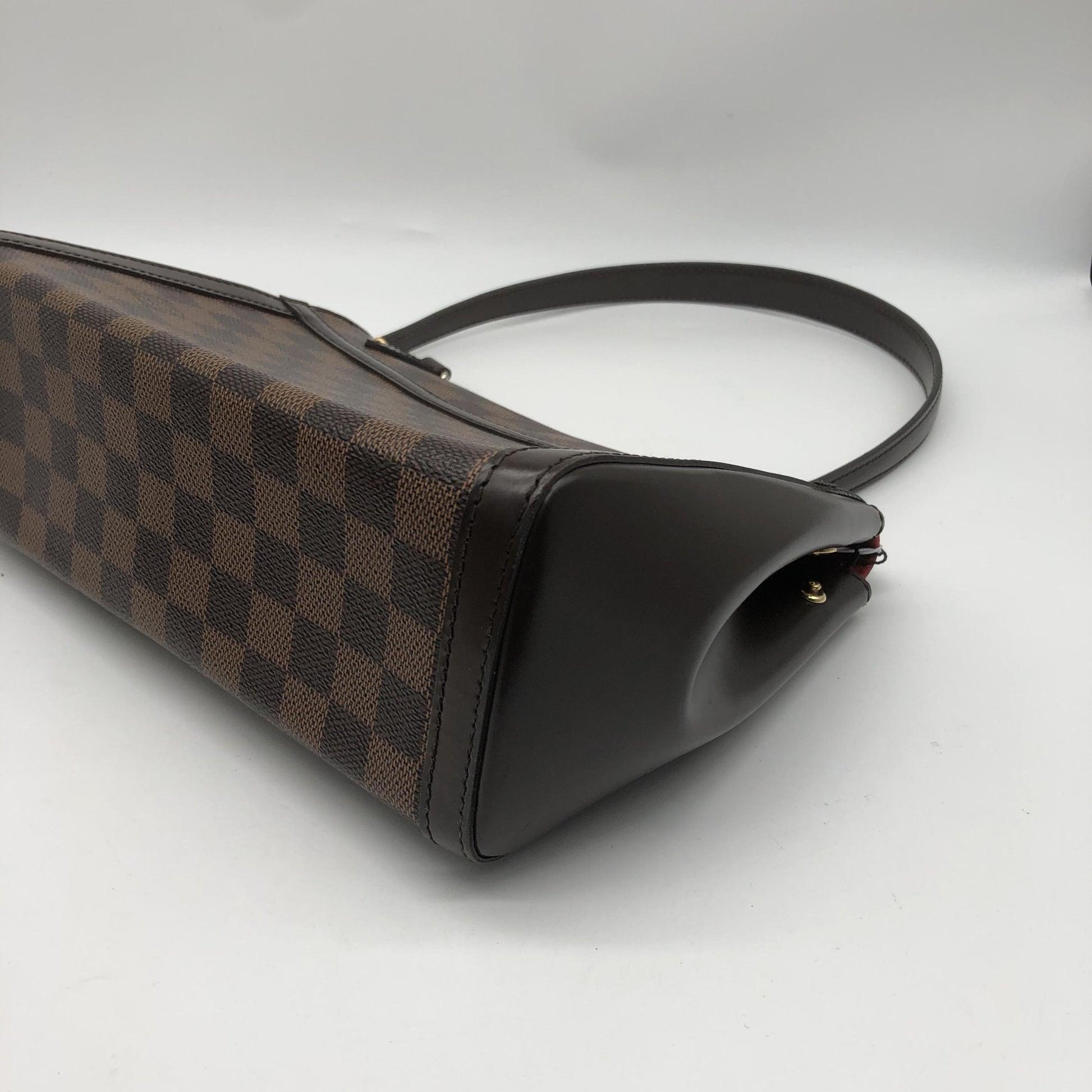 Louis Vuitton Venice Damier Ebene, Brown, Canvas, Shoulder Bag