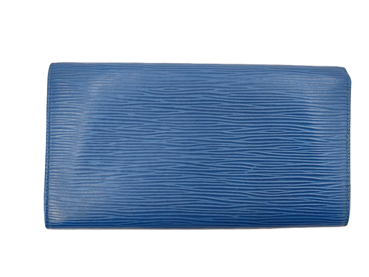 Louis Vuitton Wallet epi epi leather, Blue, Leather, Wallet