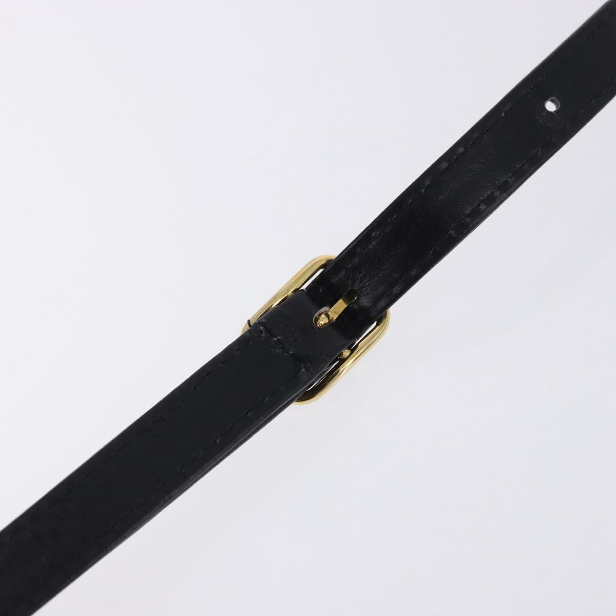 Bally Vintage Leather, Black, Leather, Shoulder Bag