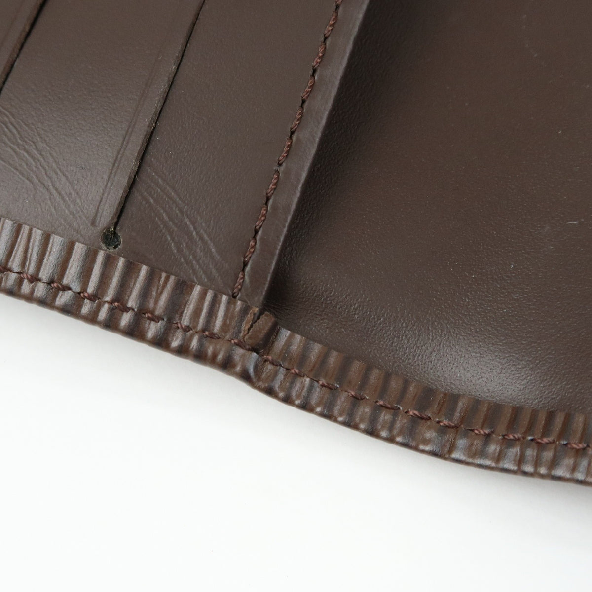 Louis Vuitton Porte Tresor International Epi Leather, Brown, Leather, Wallet