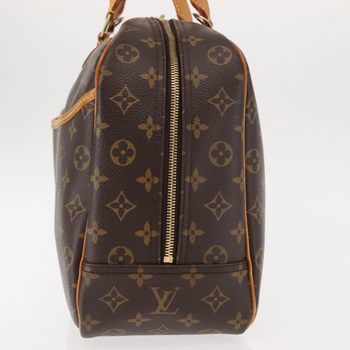 Louis Vuitton Deauville Handbag Monogram Canvas, BROWN, CANVAS, Handbag