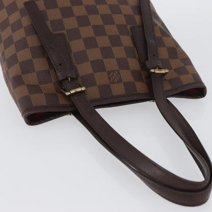 Louis Vuitton Marais Bucket Damier, Brown, Canvas, Handbag