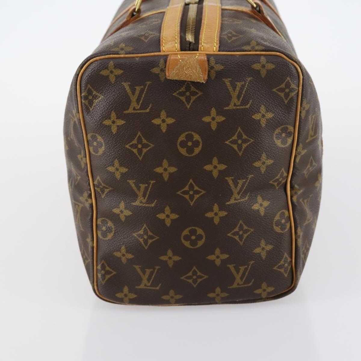 Louis Vuitton Sac Souple Handbag Monogram Canvas, BROWN, CANVAS, Handbag