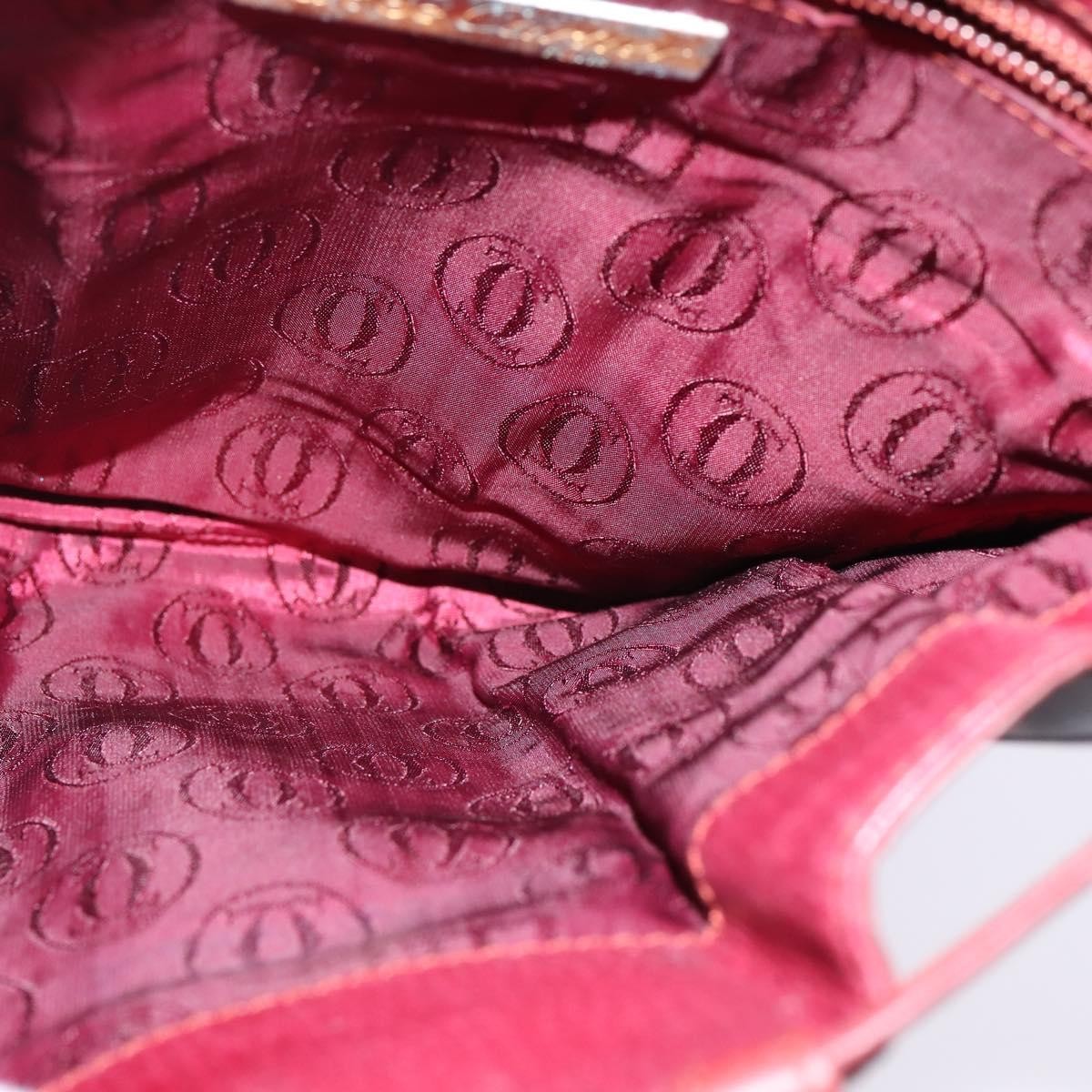 Cartier Must de Cartier Leather, Burgundy, Leather, Bag