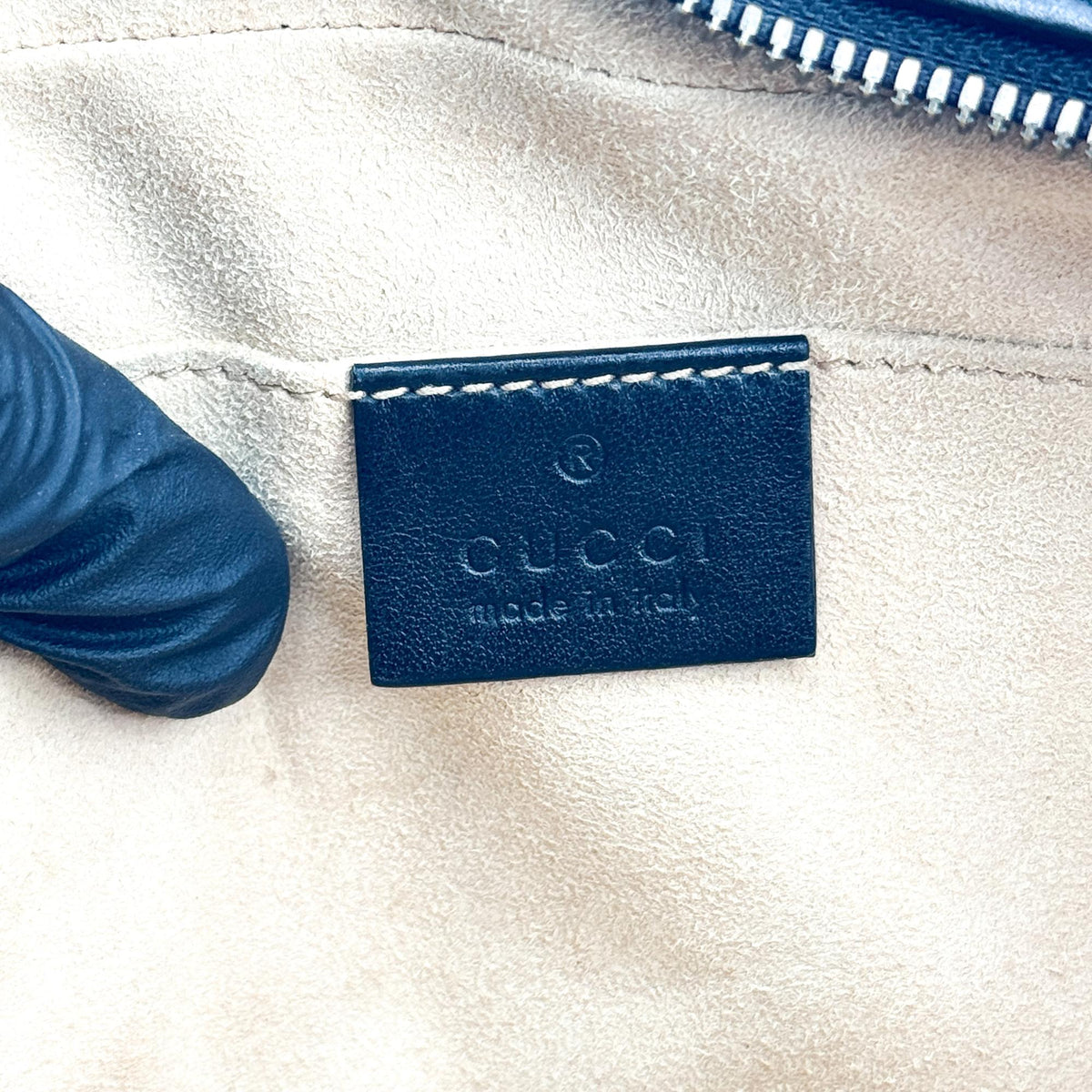 Gucci GG Marmont Matelasse Leather, Black, Leather, Shoulder Bag
