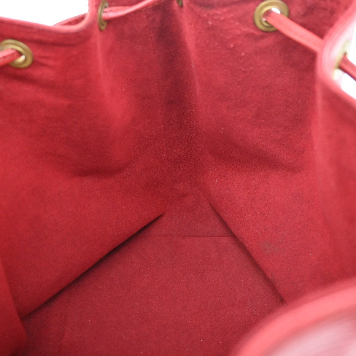 Louis Vuitton Petit Noe Epi Leather, Red, Leather, Handbag