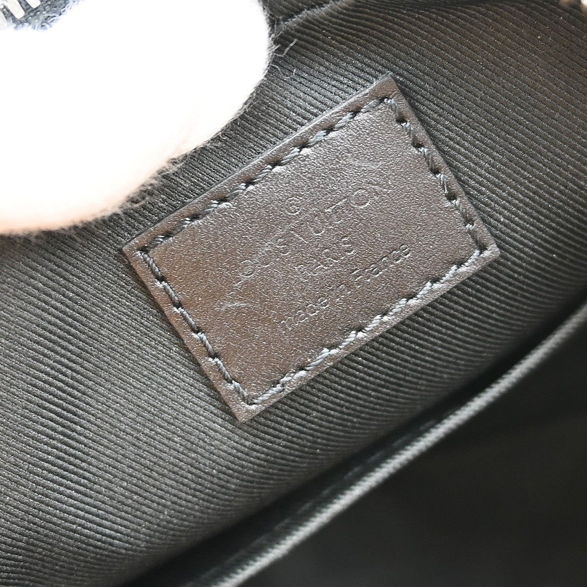 Louis Vuitton Trio Messenger Reverse Monogram Eclipse Canvas, Black, Canvas, Shoulder Bag