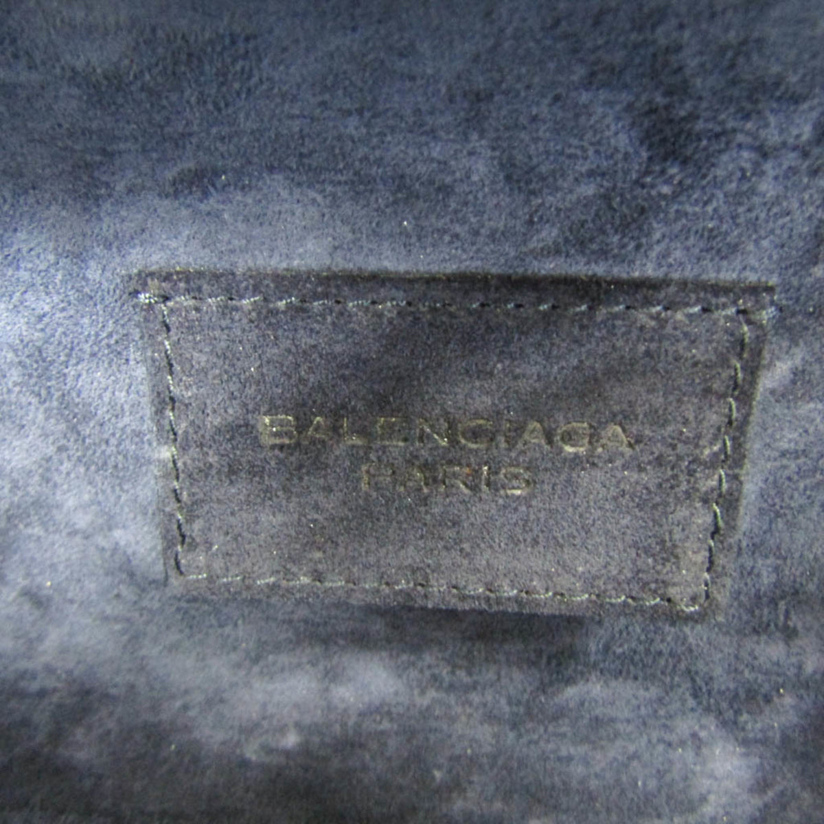 Balenciaga Hard Case Clutch Leather with Metal Detail, White, Leather, Clutch