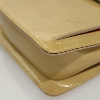 Louis Vuitton Mott Monogram Vernis, Beige, Patent Leather, Clutch