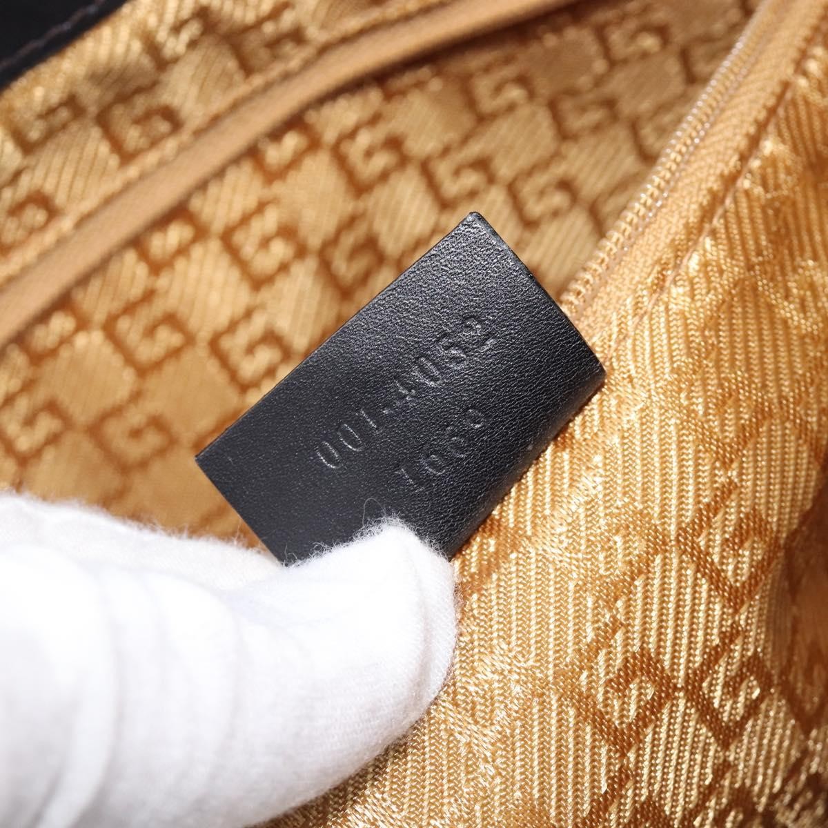 Gucci Shoulder Leather, Brown, Suede, Shoulder Bag