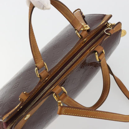 Louis Vuitton Brea Monogram Vernis, Burgundy, Patent Leather, Handbag