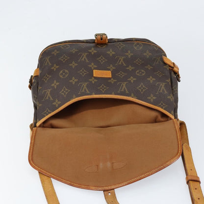 Louis Vuitton Saumur Monogram Canvas, Brown, Canvas, Shoulder Bag
