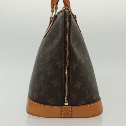 Louis Vuitton Alma Handbag Monogram Canvas, BROWN, CANVAS, Handbag
