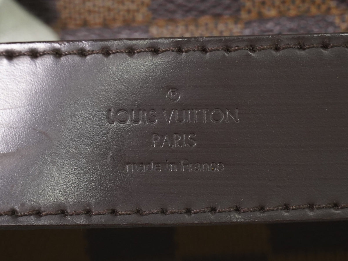 Louis Vuitton Shelton Messenger Damier Ebene, Brown, Canvas, Shoulder Bag