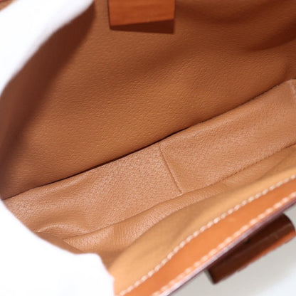 Celine Vintage Convertible Top Handle Macadam Coated Canvas, Brown, PVC, Handbag
