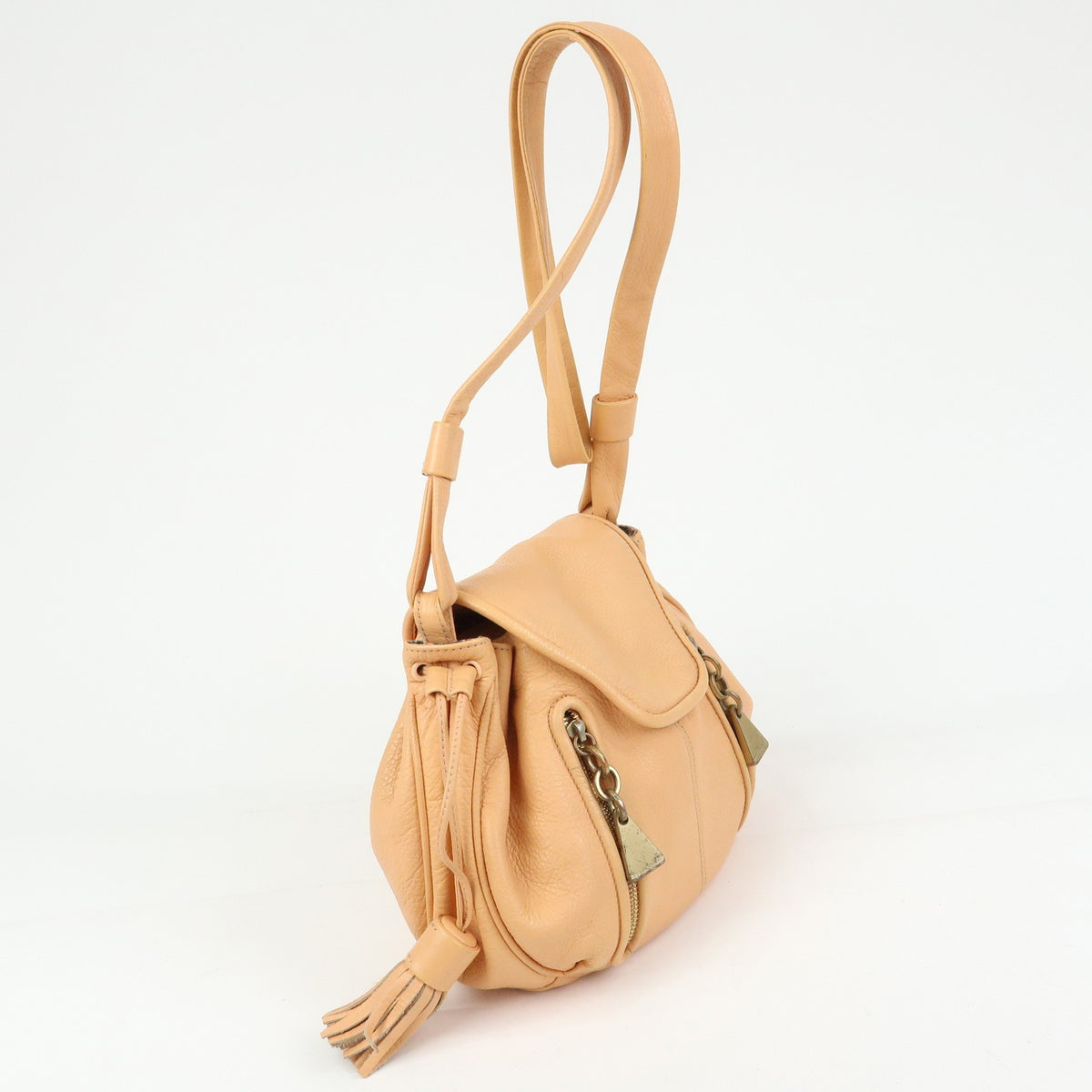 Chloe shoulder bag Leather, Orange, Leather, Shoulder Bag